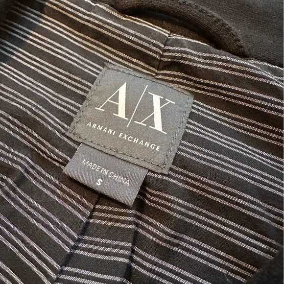 A|X Armani Exchange Black Knit Blazer Size Small - Picture 4 of 7